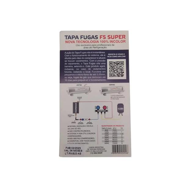 Imagem de Tapa fugas f5 super dose unica  15ml c/ mangueira brasweld