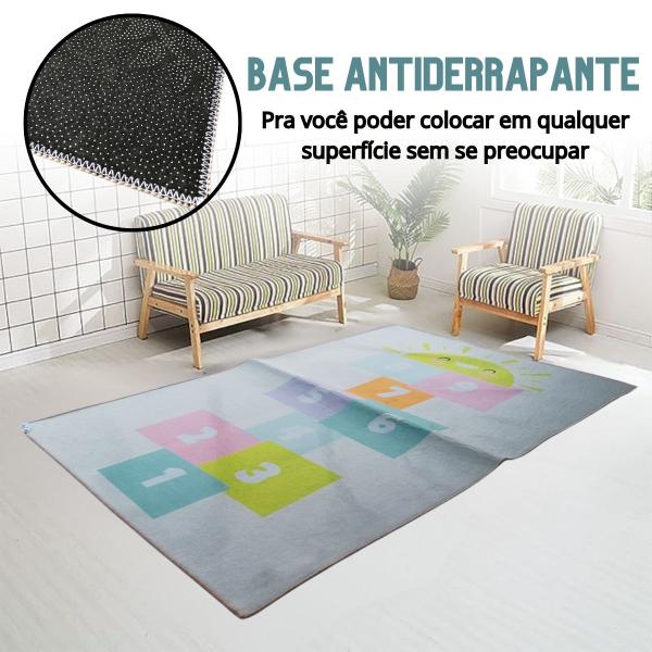 Imagem de Tapete 120x80 Grande pra Atividades Diversas Estampas Proteção Térmica