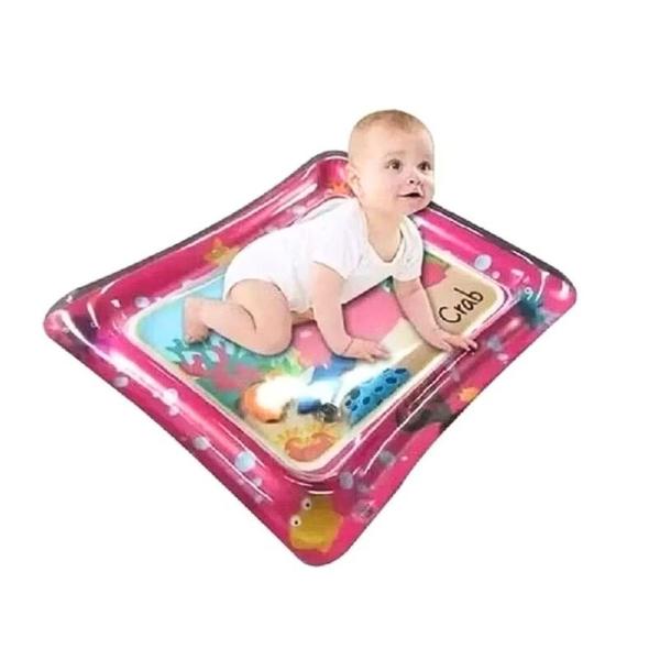 Imagem de Tapete Almofada De Água Inflável Infantil Color Fundo Do Mar Baby Interativo Sensorial Colorida Divertida