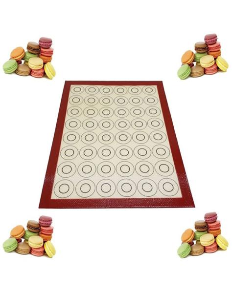 Imagem de Tapete Antiaderente Silicone Com Fibra De Vidro 40x30cm macarons