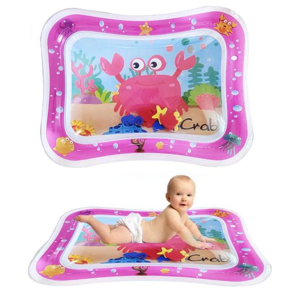 Tapete Aquático Atividades Inflável Almofada Bebê Interativo - Toy King Imagem de Tapete Aquático Atividades Inflável Almofada Bebê Interativo