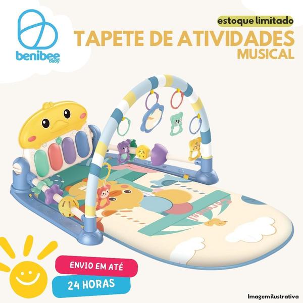 Imagem de Tapete Atividades Ginasio Para Bebes Piano Musical Com Luzes