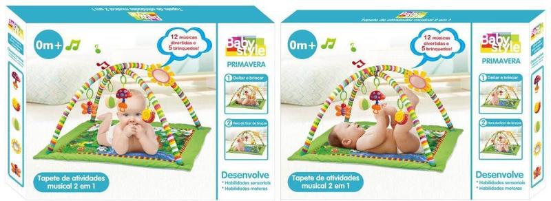 Imagem de Tapete Atividades Musical Infantil Baby Style Primavera 680020