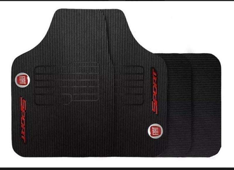 Tapete automotivo borracha 4 pç Novo Uno Vivace 2011 - Vip Car Imagem de Tapete automotivo borracha 4 pç Novo Uno Vivace 2011