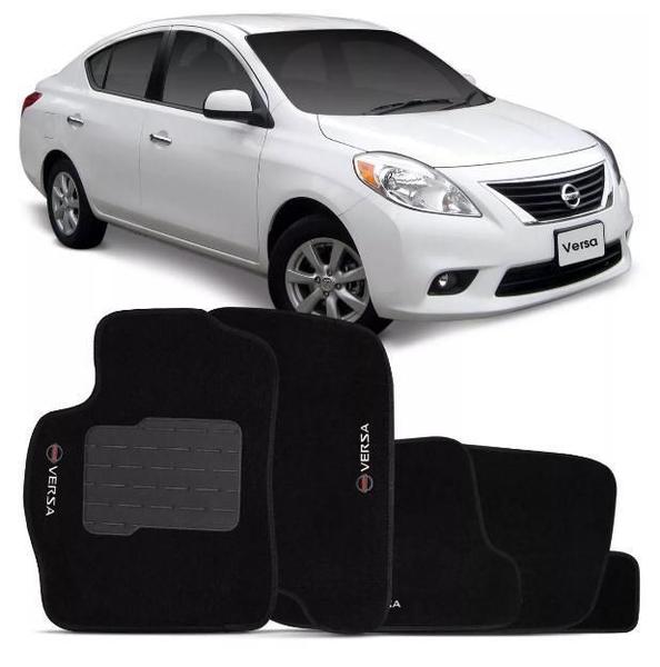 Imagem de Tapete Automotivo Carpete Com A Base Em Pvc Nissan Versa