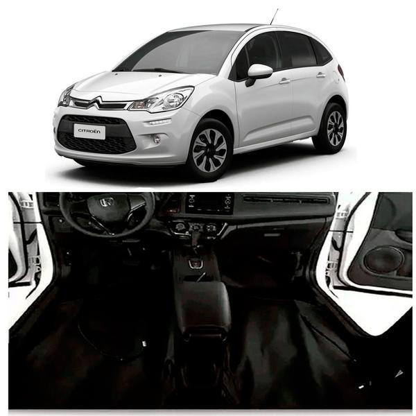 Imagem de Tapete Automotivo Vinil LUXO FOSCO Citroën C3 2012/2020