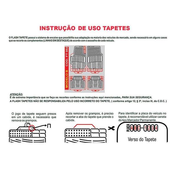 Imagem de Tapete B Tunel Central Borracha Universal C4 Pallas 2008