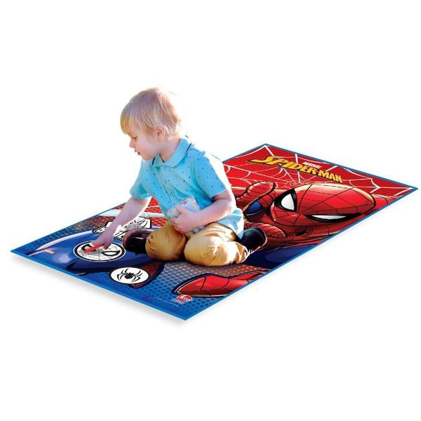 Tapete Base Para Brincar Homem Aranha Antiderrapante - Líder Brinquedos Imagem de Tapete Base Para Brincar Homem Aranha Antiderrapante - Líder Brinquedos