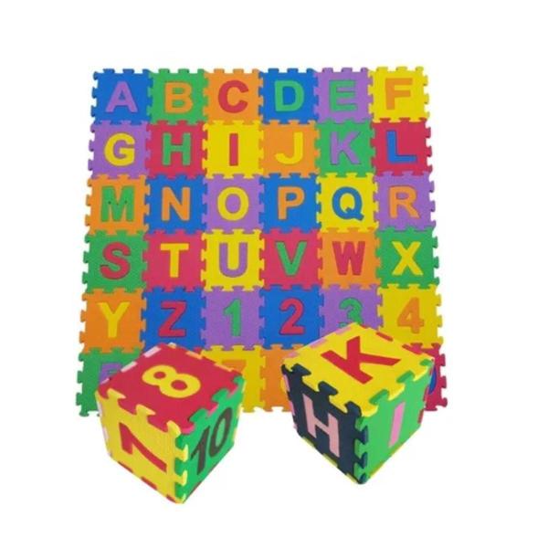 Tapete Bebê Infantil, Tatame, Educativo, Alfanumérico, EVA, 36 Peças, 5mm 22x22 cm Gv Brink Imagem de Tapete Bebê Infantil, Tatame, Educativo, Alfanumérico, EVA, 36 Peças, 5mm 22x22 cm Gv Brink