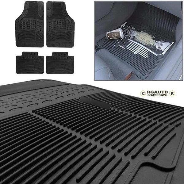 Tapete Borracha Chevrolet Blazer * Preto 2002 Pinado 4peças - Para Blazer Imagem de Tapete Borracha Chevrolet Blazer * Preto 2002 Pinado 4peças