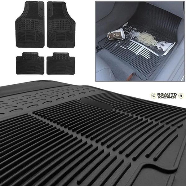 Tapete Borracha Chevrolet Blazer * Preto 2002 Pinado 4peças - Para Blazer Imagem de Tapete Borracha Chevrolet Blazer * Preto 2002 Pinado 4peças