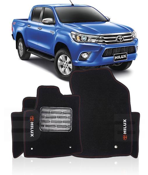 Imagem de Tapete Carpete Tevic Toyota Hilux 2016 17 18 19