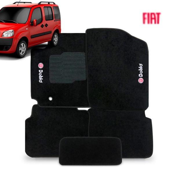 Imagem de Tapete carpete + tunel Fiat Doblo 2008 09 10 11 12 13