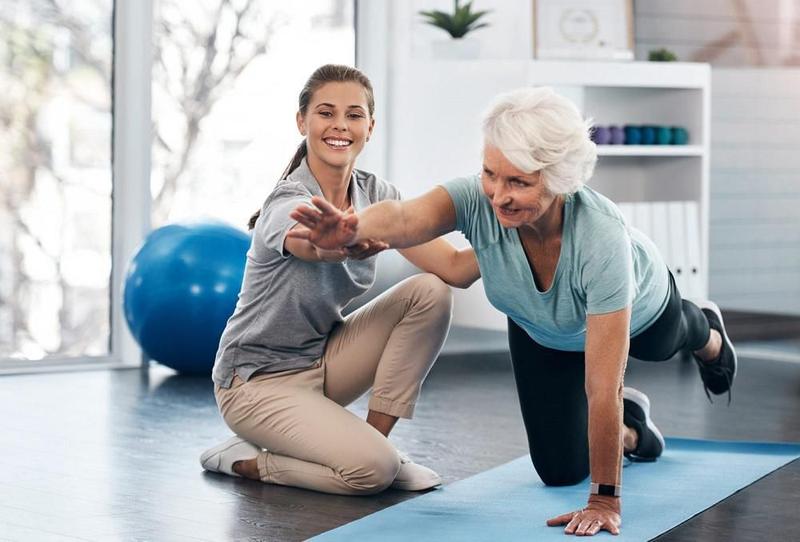 Imagem de Tapete Colchonete Eva Funcional Cinza Para Yoga Fitness