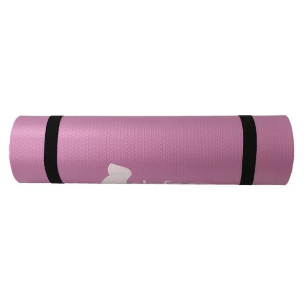 Imagem de Tapete Colchonete Para Academia Ioga Pilates Treino Funcional 180x50cm EVA DF1030 Rosa Dafoca