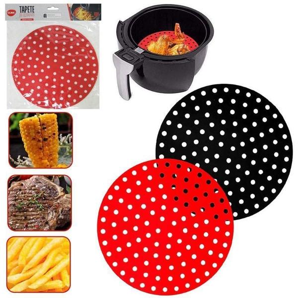 Imagem de Tapete Culinário Fritadeira Air Fryer Silicone Redondo