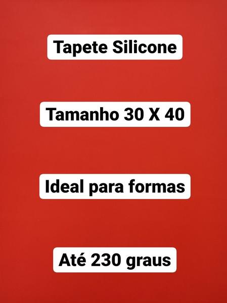 Imagem de Tapete Culinário Silicone Antiaderente Massa Forno 40 X 30