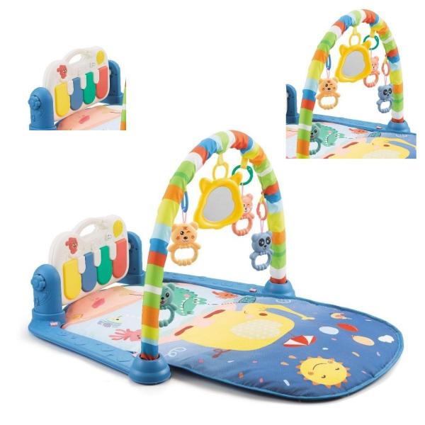 Tapete de atividades azul bebê maternidade pianinho alegria - color baby Imagem de Tapete de atividades azul bebê maternidade pianinho alegria