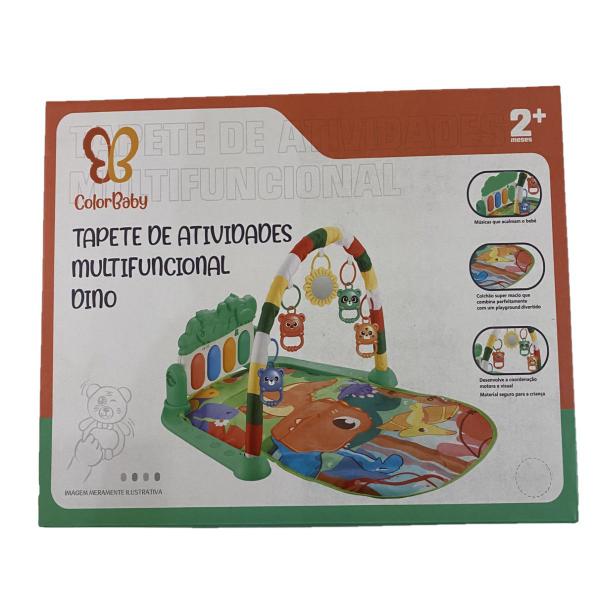 Tapete de Atividades Bebê Estimula Visão Tato Mobile Menino - Color Baby Imagem de Tapete de Atividades Bebê Estimula Visão Tato Mobile Menino
