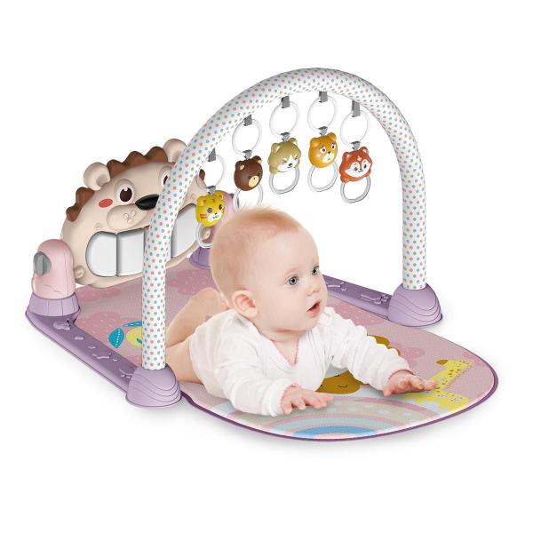 Imagem de Tapete De Atividades Bebê Piano Musical Lion Maxi Baby Rosa