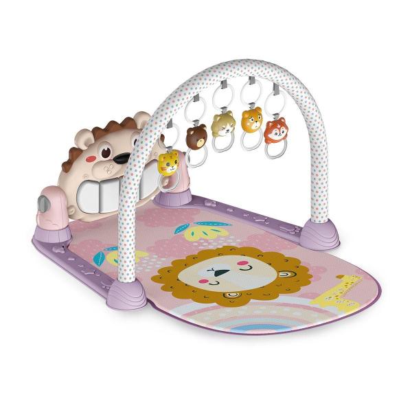 Imagem de Tapete De Atividades Bebê Piano Musical Lion Maxi Baby Rosa