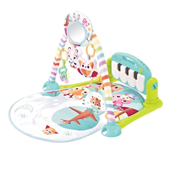 Tapete de Atividades com Piano e Bluetooth Pastime 2.0 Azul-Maxibaby - Maxi Baby Imagem de Tapete de Atividades com Piano e Bluetooth Pastime 2.0 Azul-Maxibaby