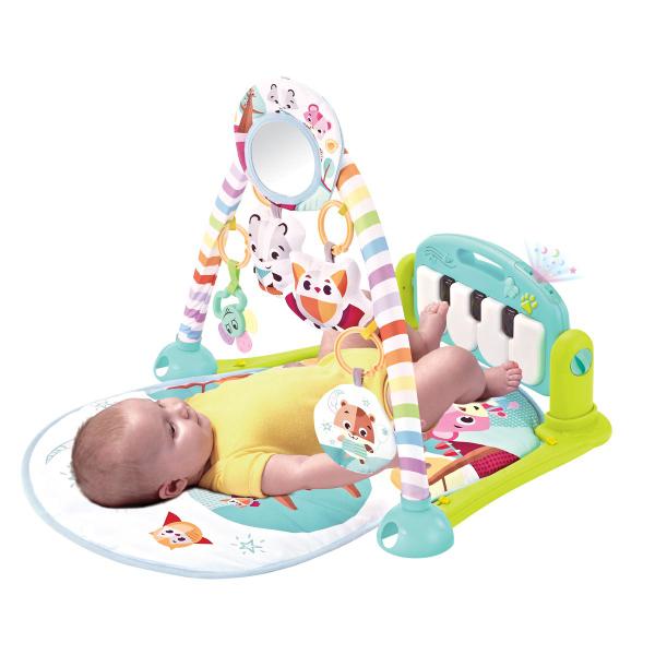 Tapete de Atividades com Piano e Bluetooth Pastime 2.0 Azul-Maxibaby - Maxi Baby Imagem de Tapete de Atividades com Piano e Bluetooth Pastime 2.0 Azul-Maxibaby