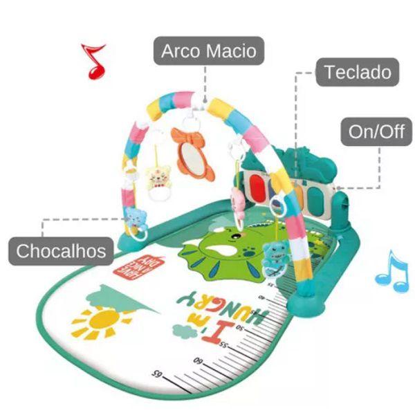 Imagem de Tapete de Atividades Infantil Ginasio Bebe Piano Som Mobile