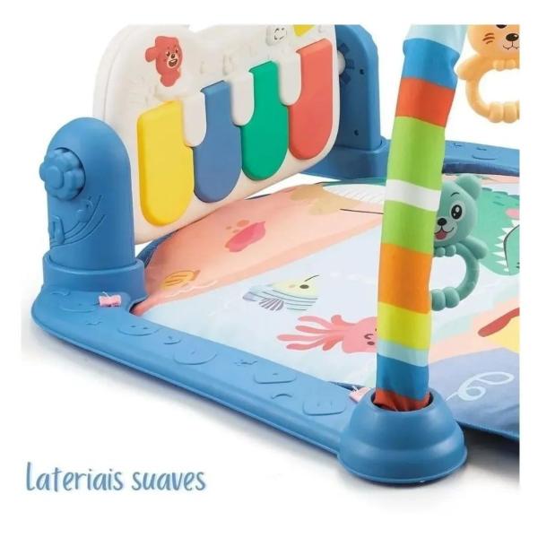 Tapete de Atividades Infantil Musical Piano + Almofada Água Bebê Inflável Menino Menina Descanso - Color Baby Imagem de Tapete de Atividades Infantil Musical Piano + Almofada Água Bebê Inflável Menino Menina Descanso