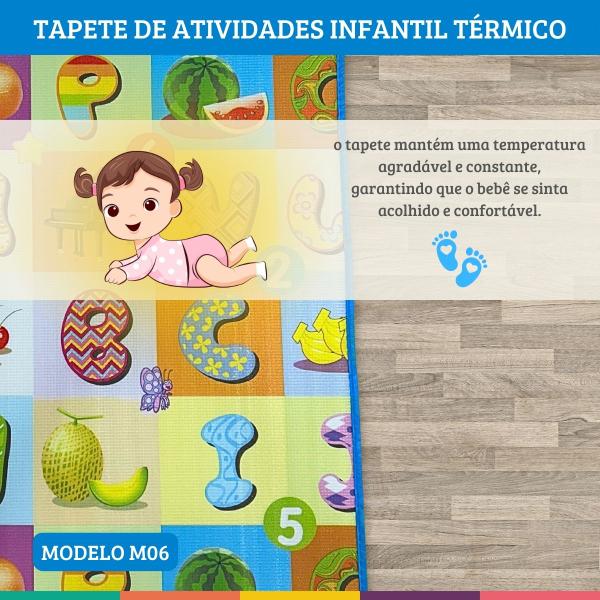 Imagem de Tapete De Atividades Infantil Térmico 90x120cm M06 Ap Toys