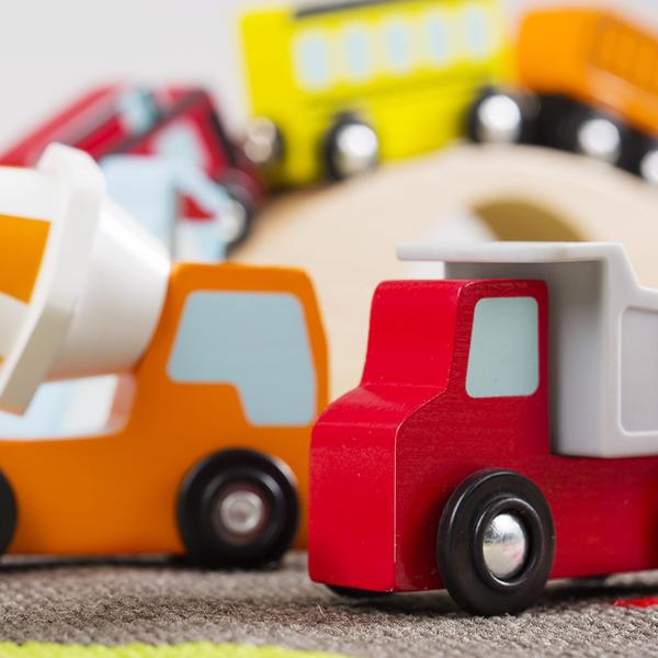 Imagem de Tapete de atividades Melissa & Doug Deluxe Multi-Vehicle 19 veículos