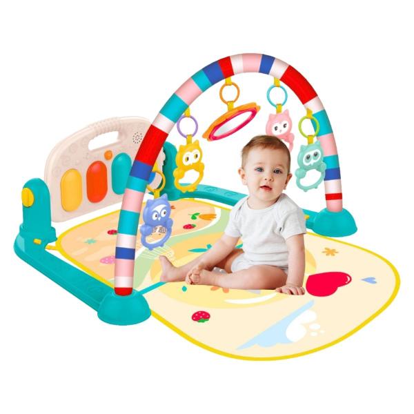 Imagem de Tapete de Atividades Para Bebê Piano Lumi Verde - Maxi Baby