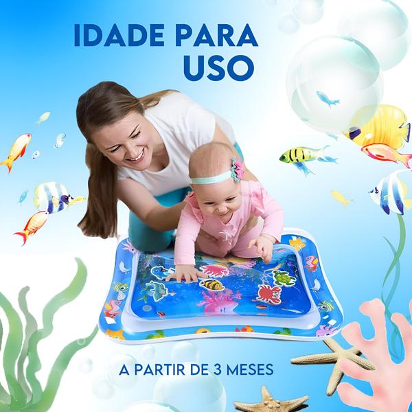 Imagem de Tapete De Atividades Para Bebes Inflavel Interativo Aquario