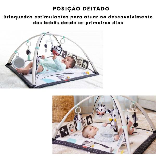 Tapete De Atividades Preto e Branco Magical Tales Tiny Love Imagem de Tapete De Atividades Preto e Branco Magical Tales Tiny Love