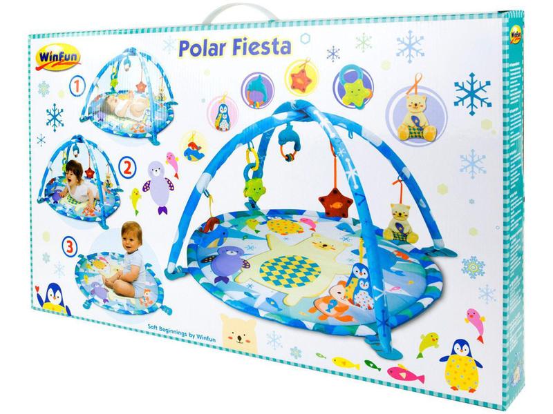 Imagem de Tapete de Atividades Winfun Festa Polar - com Brinquedos de Pendurar