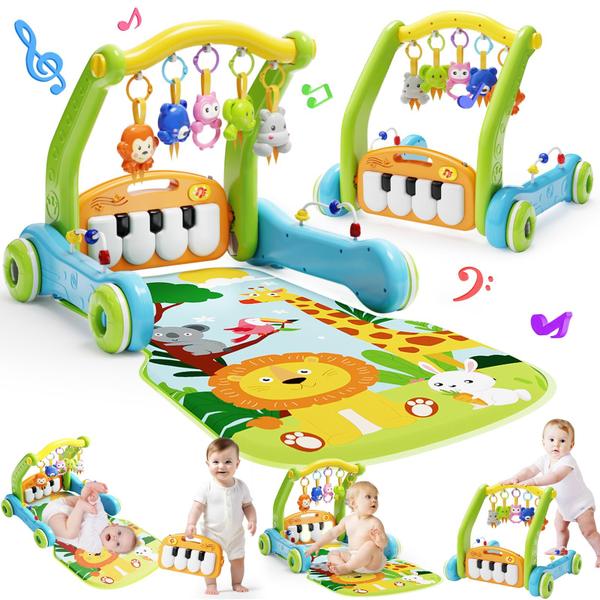 Imagem de Tapete de brincar Baby Gym com andador, piano Kick & Play de 0 a 18 meses