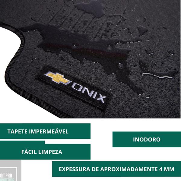 Imagem de Tapete De Carro Jogo Inteiriço 3p Onix Gm 2020 A 2023
