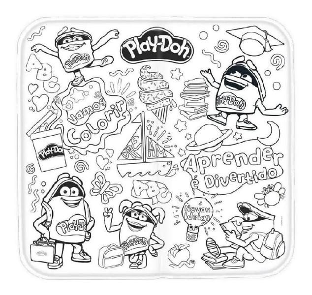 Tapete De Colorir Com Giz Cera Play Doh - Fun 00544 Imagem de Tapete De Colorir Com Giz Cera Play Doh - Fun 00544