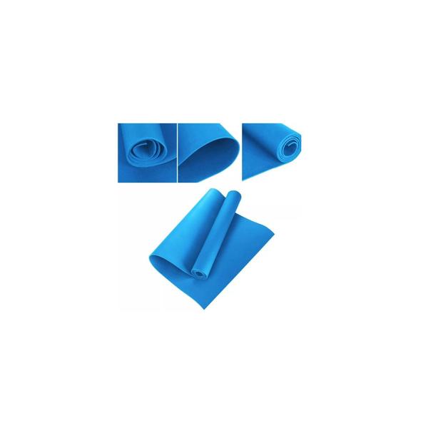 Tapete de exercícios Mat Yoga Pilates 4 mm azul - Lightbek Official Store Imagem de Tapete de exercícios Mat Yoga Pilates 4 mm azul
