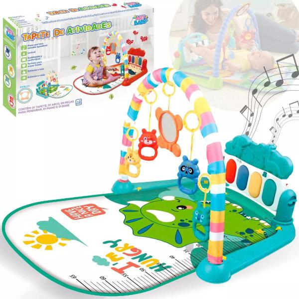 Tapete De Ginastica Infantil Portátil Musical Acolchoado - ART BABY Imagem de Tapete De Ginastica Infantil Portátil Musical Acolchoado