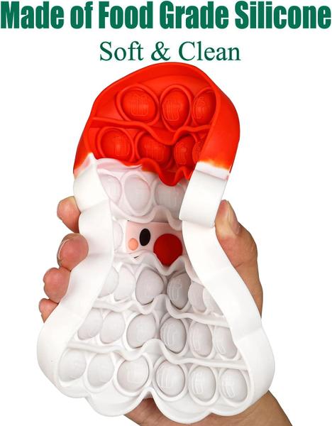 Imagem de Tapete de jogo de brinquedo Pop Bubble Sensory Fidget Papai Noel para crianças