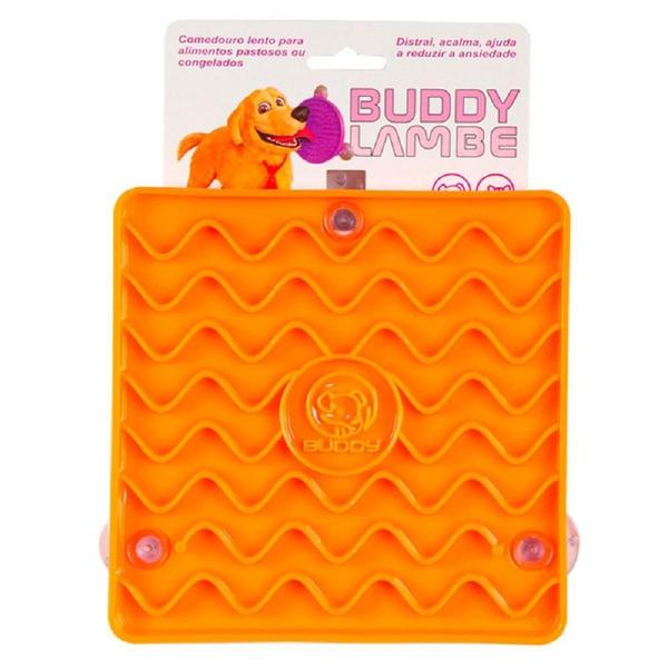 Imagem de Tapete De Lamber Pet Cães E Gatos Buddy Toys Lambe Ondas