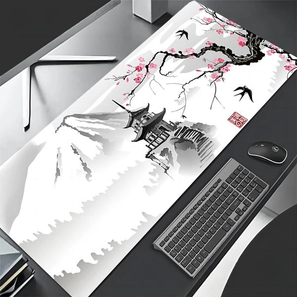 Imagem de Tapete de Mouse Gamer XL Sakura Cherry Blossom - Antiderrapante para Teclado e Laptop