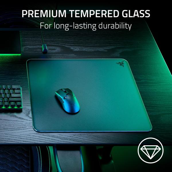 Imagem de Tapete de mouse para jogos Razer Atlas Tempered Glass Preto