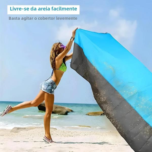 Imagem de Tapete de Piquenique Leve e À Prova d'Água - 200x140cm - Ideal para Viagens e Caminhadas