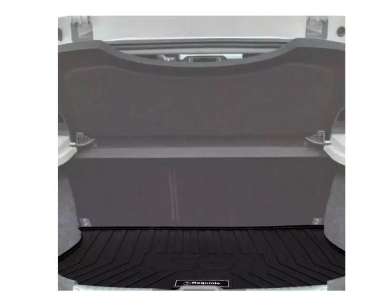 Imagem de Tapete de Porta Malas Tipo Bandeja Volkswagen Gol G5 G6 G7 2010 2011 2012 2013 2014 2015 2016 2017 2018 2019 2020 Pvc Preto Impermeável com Bordas de Segurança