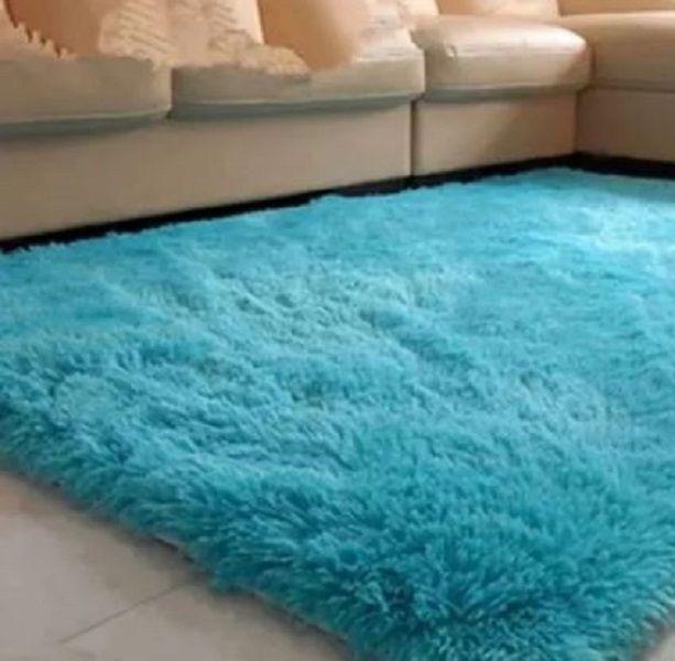 Imagem de Tapete de Sala Quarto Grande Felpudo Luxo Macio Shaggy  2,00 X 1,40 m