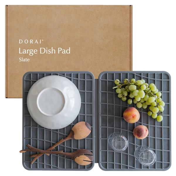 Imagem de Tapete de secagem de pratos Dorai Home Dish Pad Diatomaceous Earth Slate