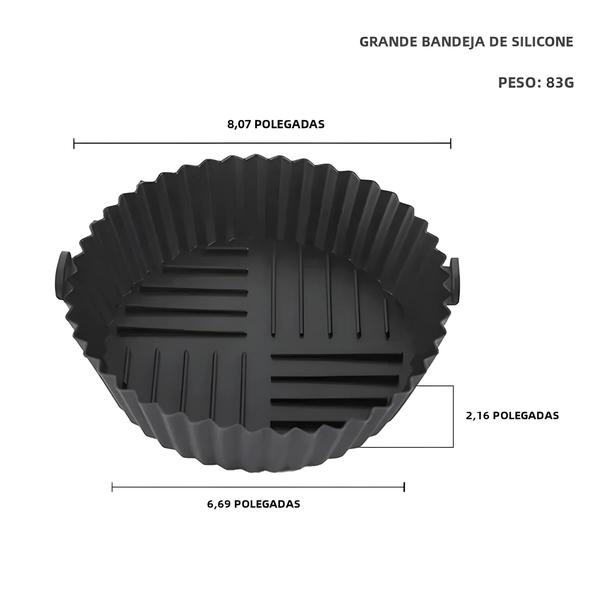 Imagem de Tapete de Silicone Resistente a Altas Temperaturas para Fritadeira de Ar