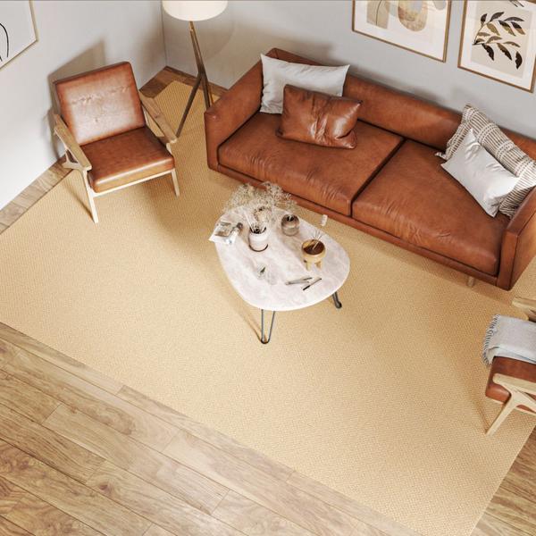 Imagem de Tapete de Sisal Natural Lux Creme 2,50X3,50